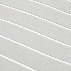 Pannello Luxiteak soft  grigio con fuga bianca